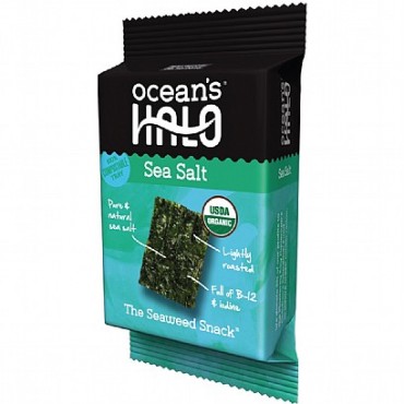 Ocean's Halo Sea Salt Seaweed Snack 4g