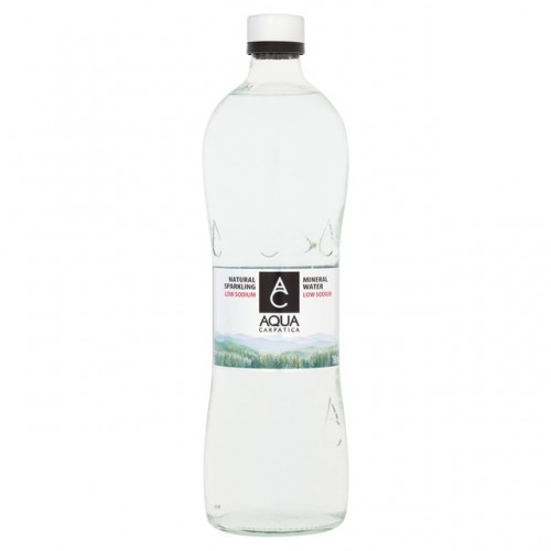 Aqua Carpatica Sparkling Mineral Water 750ml GLASS Nitrate Free