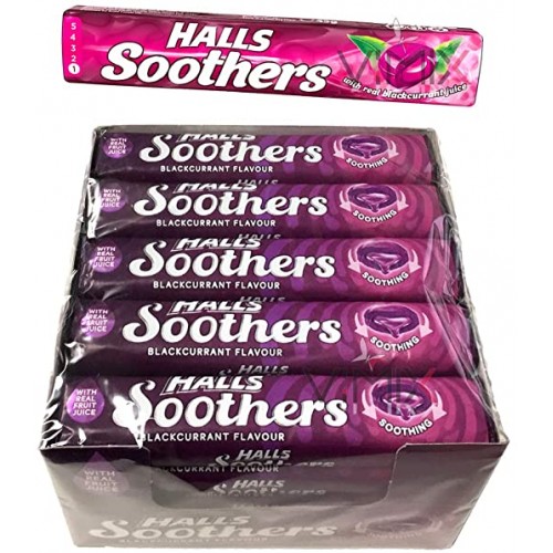 Halls Soothers Blackcurrant X 20