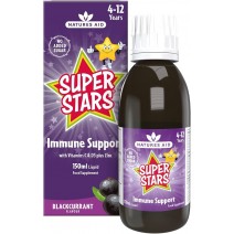 Nature's Aid Super Stars Immune Support Blackcurrant Liquid 150ml