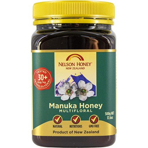 Nelson Honey 30+ Mg Manuka Honey 500g X 6