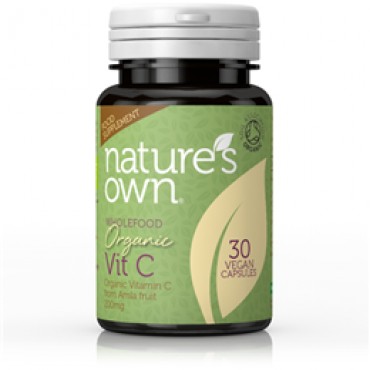 Nature's Own Organic Vitamin C 30 Vegan Caps