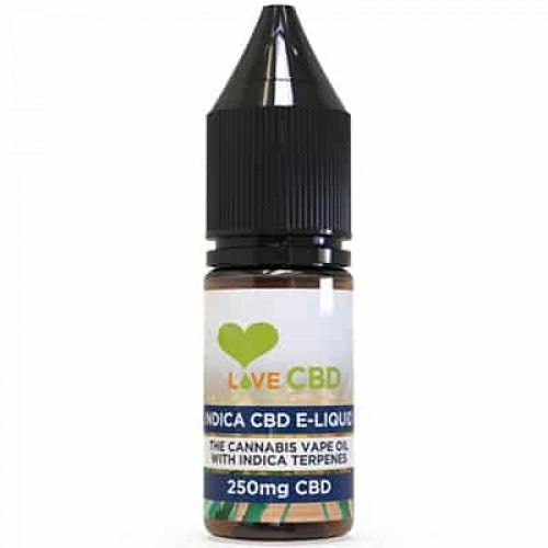 Love CBD Indica CBD E-Liquid 250mg CBD 10ml