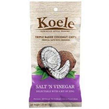 Koele Coconut Chips Salt & Vinegar 30g