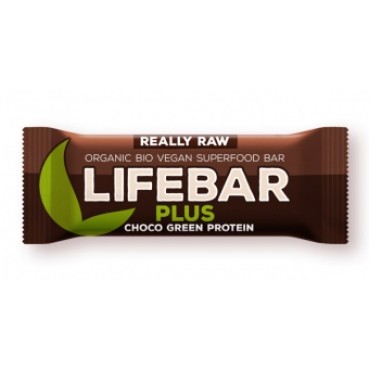 Lifefood Organic Choc Green Protein Lifebar 47g