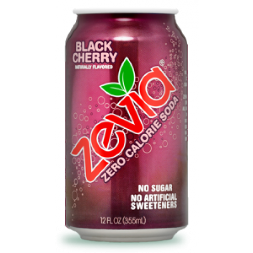 Zevia Black Cherry Zero Calorie Soda 355ml