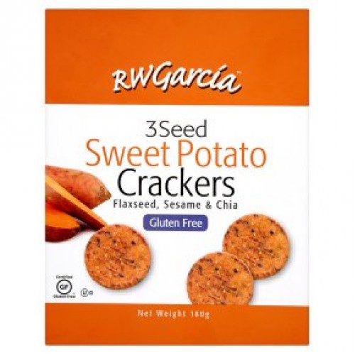 RW Garcia 3 Seed GF Sweet Potato Cracker 180g