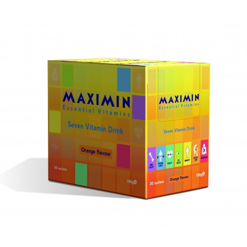 Ultralife Maximin Multivitamin Drink Orange x 10 Sachets